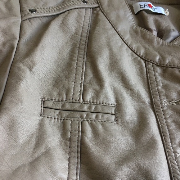 Eros Women’s Girls Night Out Jacket Faux Leather - Picture 6 of 12